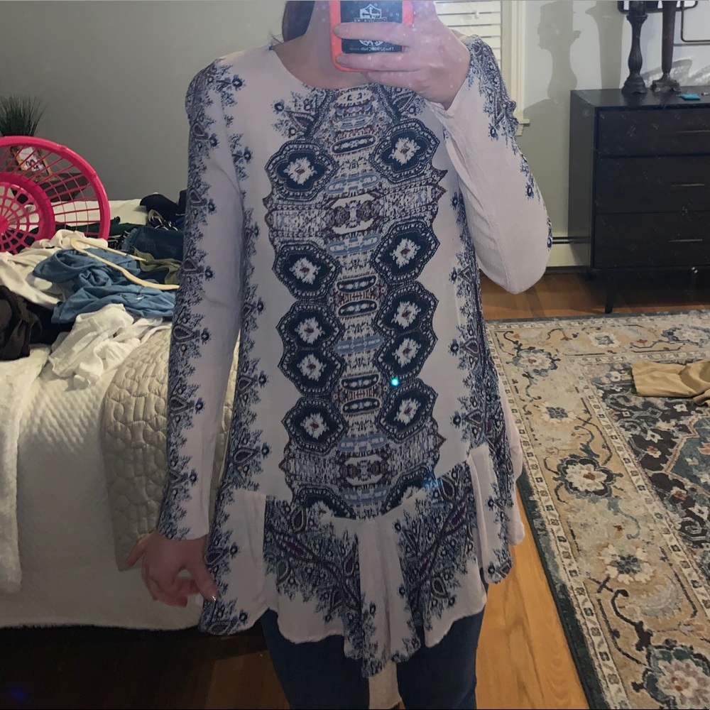 Free people printed tunic